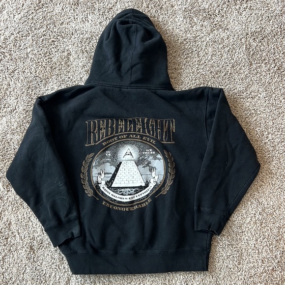 Rebel Of Flight Seeing Eye Hoodie Size Medium - Picture 5 of 8